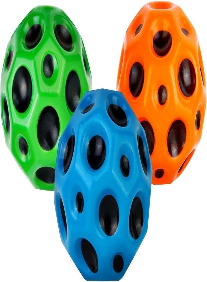 MKY Space Balls Extreme High Bouncing Ball, Rubber Bounce Ball Sensory Ball,Cool Tiktok Pop Bouncing Training Ball for Indoor Outdoor Play,Easy to Grip & Catch (Pack of 3) - Image 1